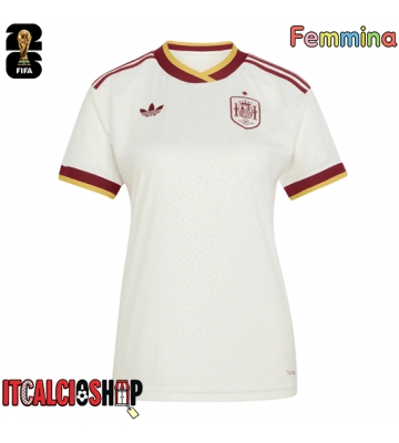 Spagna Seconda Maglia Femmina Mondiali 2026 Manica Corta